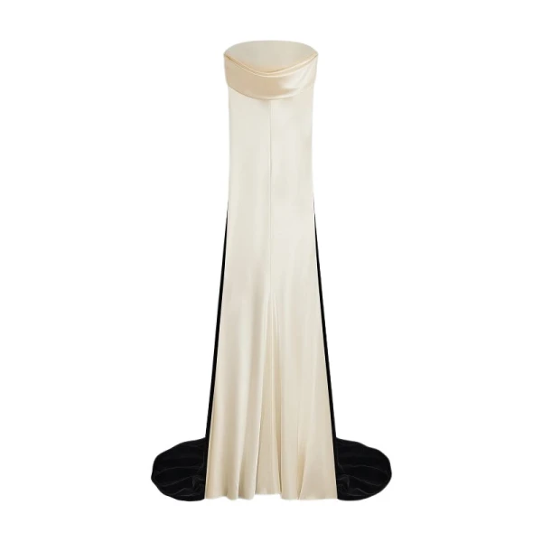 Schiaparelli Draped Bustier Dress Dresses in Schiaparelli Authentic Luxury Fashion at Luxury Shoes 