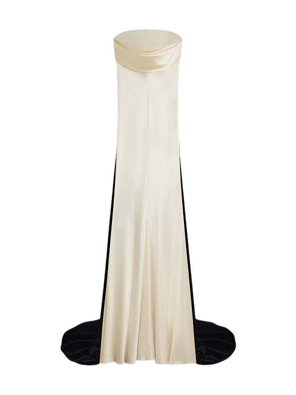 Schiaparelli Draped Bustier Dress Dresses in Schiaparelli Authentic Luxury Fashion at Luxury Shoes 