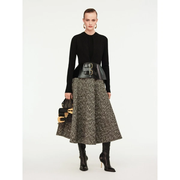 Schiaparelli Dual-Material Cardigan Knitwear in Schiaparelli Authentic Luxury Fashion at Luxury Shoes 