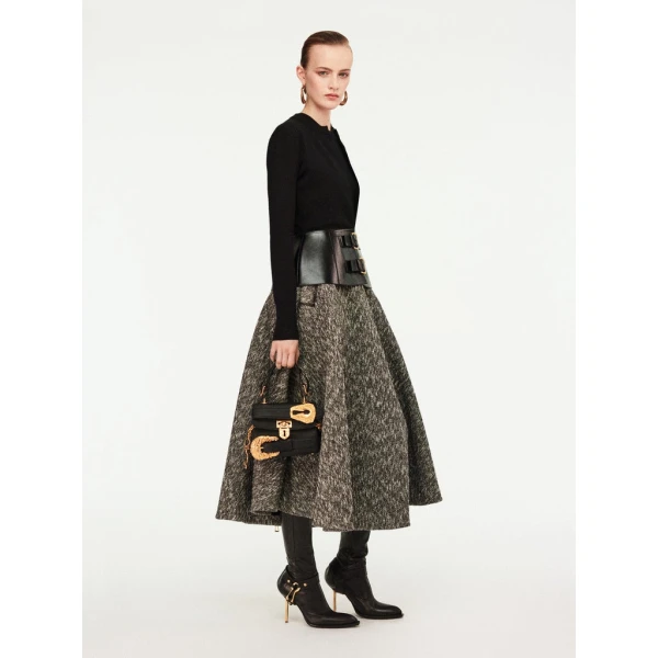 Schiaparelli Dual-Material Cardigan Knitwear in Schiaparelli Authentic Luxury Fashion at Luxury Shoes 