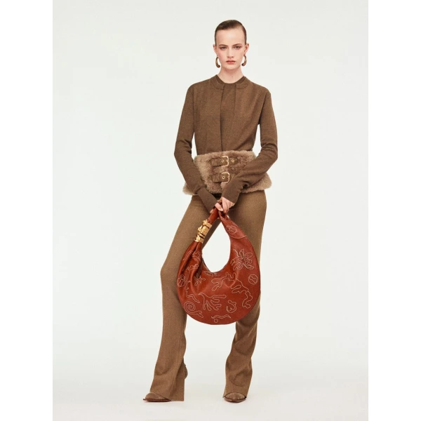Schiaparelli Dual-Material Cardigan Knitwear in Schiaparelli Authentic Luxury Fashion at Luxury Shoes 