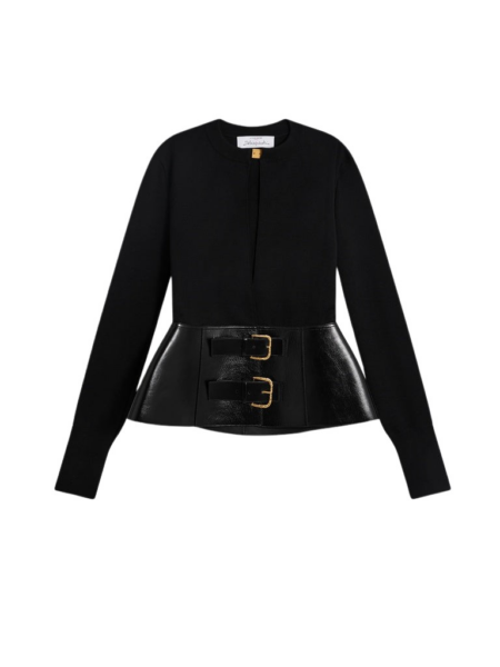 Schiaparelli Dual-Material Cardigan Knitwear in Schiaparelli Authentic Luxury Fashion at Luxury Shoes 