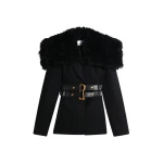 Schiaparelli Dual-Material Tailored Jacket Jackets in Schiaparelli Authentic Luxury Fashion at Luxury Shoes 