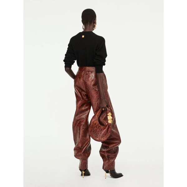 Schiaparelli Embossed Leather Cowboy Pants Pants in Schiaparelli Authentic Luxury Fashion at Luxury Shoes 