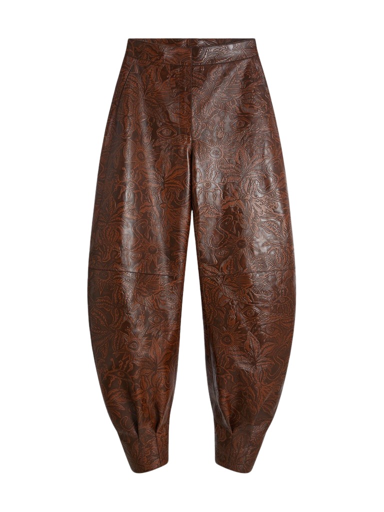 Schiaparelli Embossed Leather Cowboy Pants Pants in Schiaparelli Authentic Luxury Fashion at Luxury Shoes 