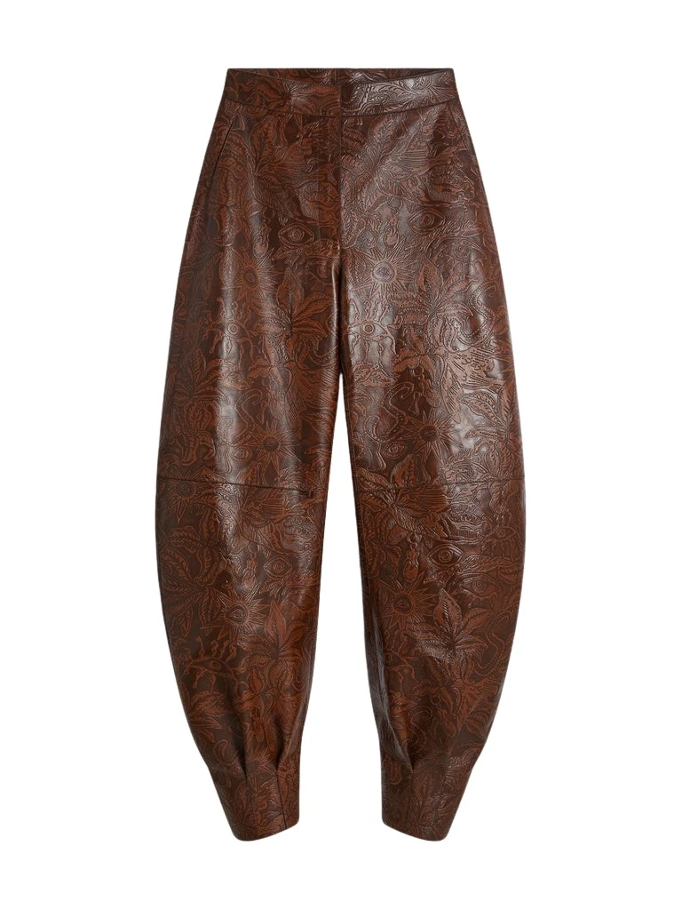 Schiaparelli-Embossed-Leather-Cowboy-Pants49409_nobg Schiaparelli Embossed Leather Cowboy Pants Pants in Schiaparelli Authentic Luxury Fashion at Luxury Shoes