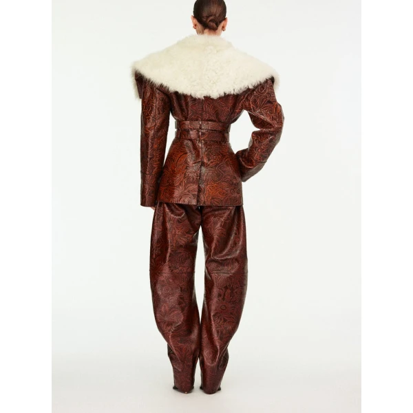 Schiaparelli Embossed Leather Jacket Jackets in Schiaparelli Authentic Luxury Fashion at Luxury Shoes 