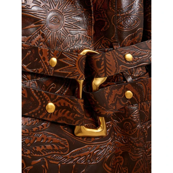 Schiaparelli Embossed Leather Jacket Jackets in Schiaparelli Authentic Luxury Fashion at Luxury Shoes 