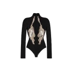 Schiaparelli-Embroidered-Bodysuit87964_nobg Schiaparelli Embroidered Bodysuit Bodysuit in Schiaparelli Authentic Luxury Fashion at Luxury Shoes