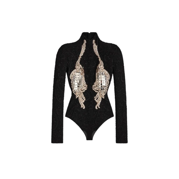 Schiaparelli Embroidered Bodysuit Bodysuit in Schiaparelli Authentic Luxury Fashion at Luxury Shoes 
