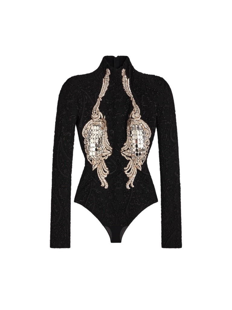 Schiaparelli Embroidered Bodysuit Bodysuit in Schiaparelli Authentic Luxury Fashion at Luxury Shoes 