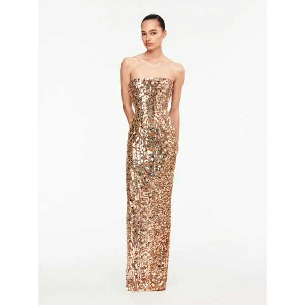 Schiaparelli Embroidered Bustier Dress Dresses in Schiaparelli Authentic Luxury Fashion at Luxury Shoes 