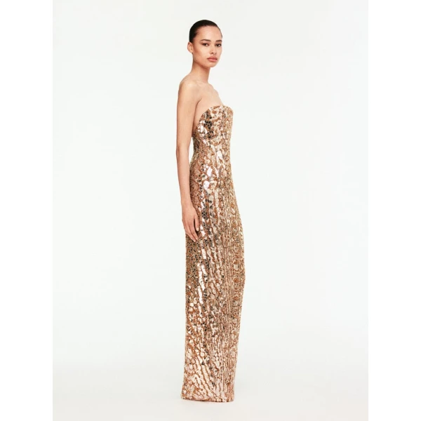 Schiaparelli Embroidered Bustier Dress Dresses in Schiaparelli Authentic Luxury Fashion at Luxury Shoes 