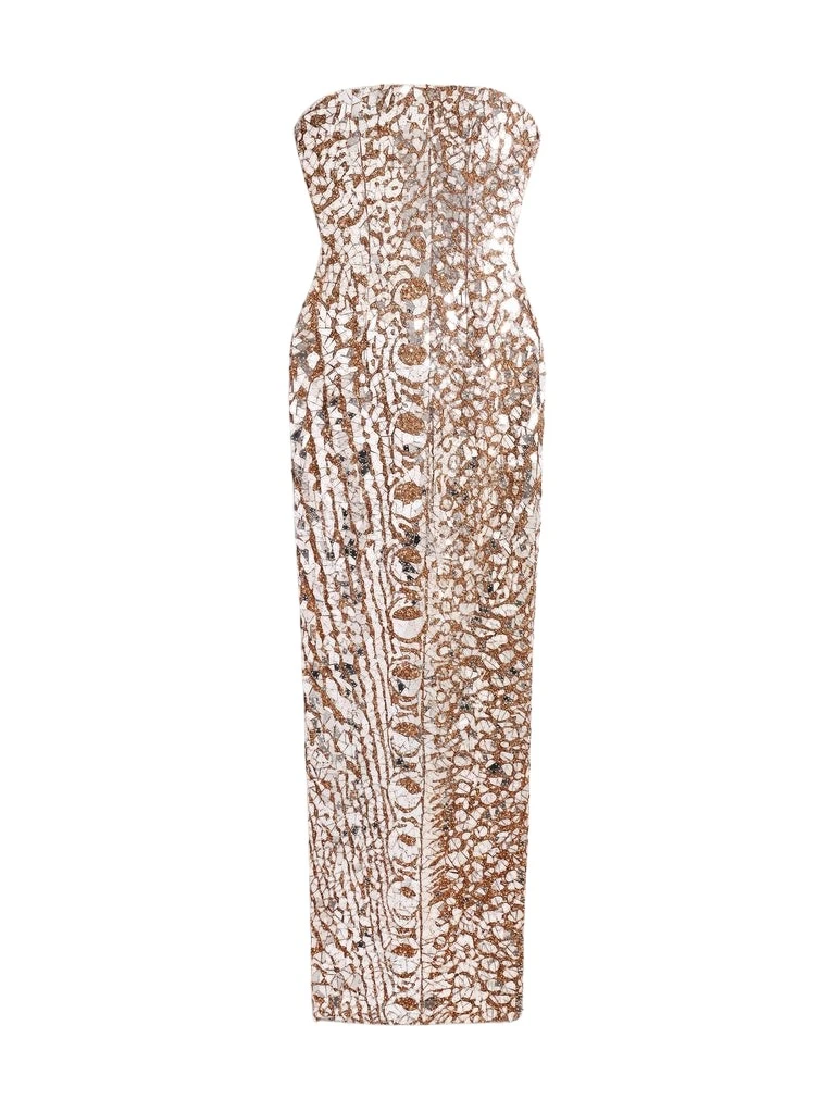 Schiaparelli-Embroidered-Bustier-Dress57978_nobg Schiaparelli Embroidered Bustier Dress Dresses in Schiaparelli Authentic Luxury Fashion at Luxury Shoes