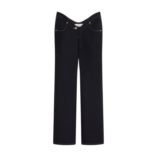 Schiaparelli Extreme Cut-Out Denim Pants Pants in Schiaparelli Authentic Luxury Fashion at Luxury Shoes 