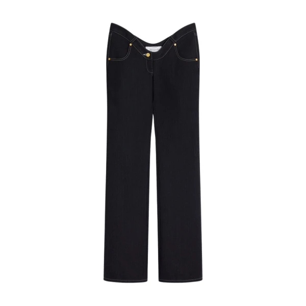 Schiaparelli Extreme Cut-Out Denim Pants Pants in Schiaparelli Authentic Luxury Fashion at Luxury Shoes 