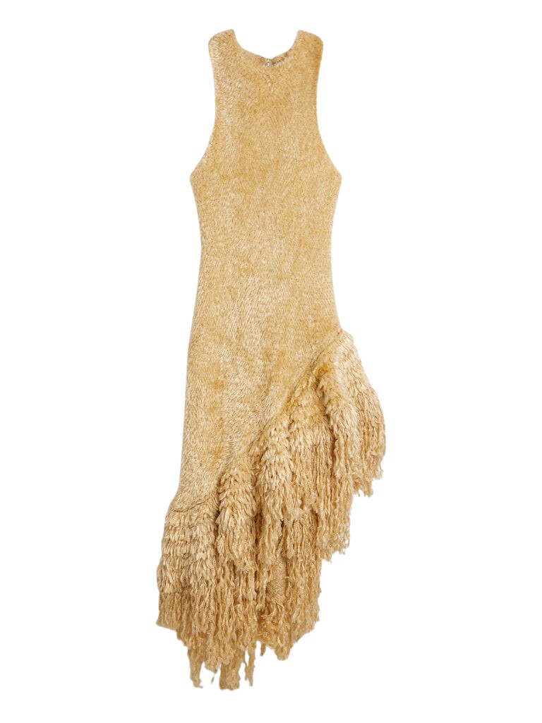 Schiaparelli Faux Fur Effect Knitted Dress Dresses in Schiaparelli Authentic Luxury Fashion at Luxury Shoes 