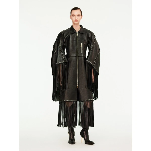Schiaparelli Fringed Coat Coats in Schiaparelli Authentic Luxury Fashion at Luxury Shoes 