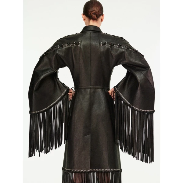 Schiaparelli Fringed Coat Coats in Schiaparelli Authentic Luxury Fashion at Luxury Shoes 