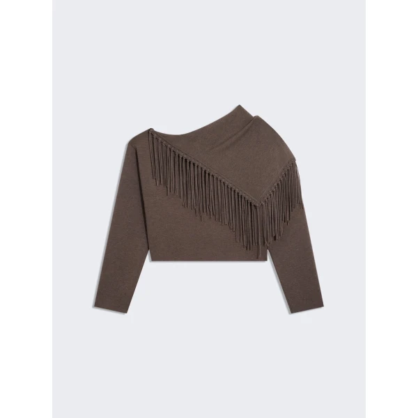 Schiaparelli Fringed Collar Jumper Knitwear in Schiaparelli Authentic Luxury Fashion at Luxury Shoes 
