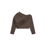 Schiaparelli Fringed Collar Jumper Knitwear in Schiaparelli Authentic Luxury Fashion at Luxury Shoes 