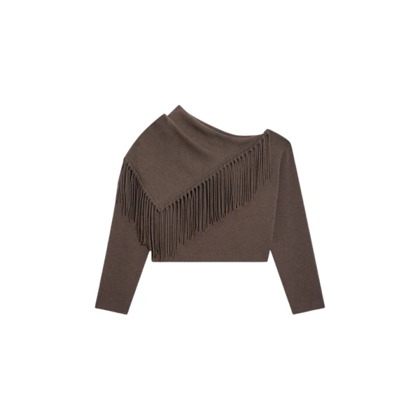 Schiaparelli Fringed Collar Jumper Knitwear in Schiaparelli Authentic Luxury Fashion at Luxury Shoes 