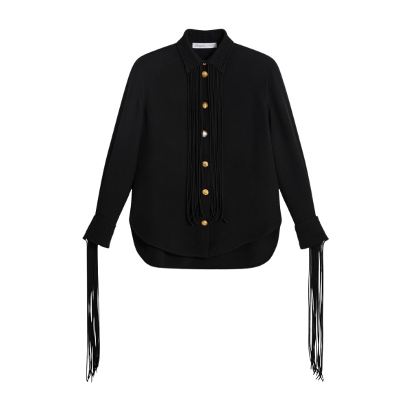 Schiaparelli Fringed Cowboy Shirt Tops in Schiaparelli Authentic Luxury Fashion at Luxury Shoes 