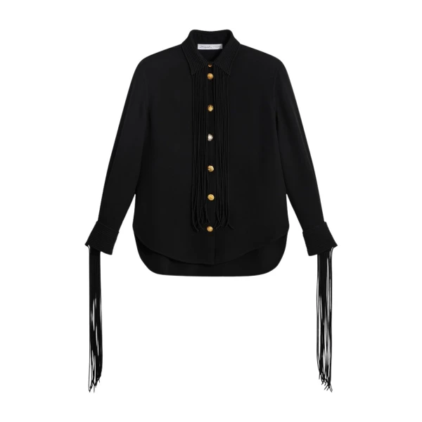Schiaparelli Fringed Cowboy Shirt Tops in Schiaparelli Authentic Luxury Fashion at Luxury Shoes 