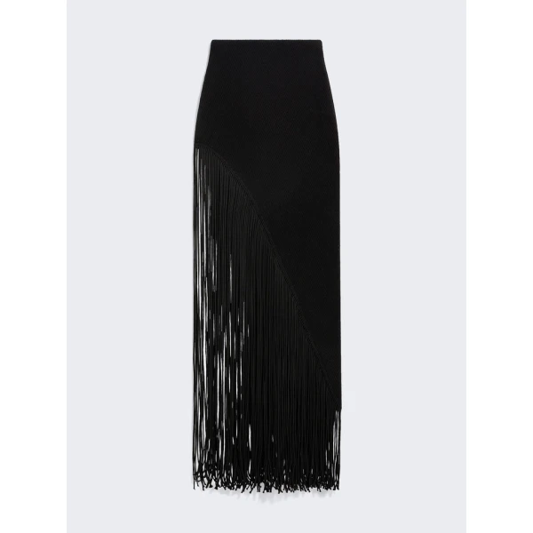 Schiaparelli Fringed Pencil Skirt Skirts in Schiaparelli Authentic Luxury Fashion at Luxury Shoes 