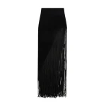 Schiaparelli Fringed Pencil Skirt Skirts in Schiaparelli Authentic Luxury Fashion at Luxury Shoes 