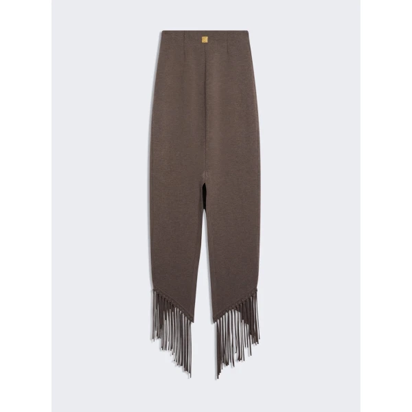Schiaparelli Fringed Round Hem Pencil Skirt Skirts in Schiaparelli Authentic Luxury Fashion at Luxury Shoes 