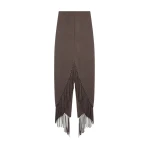 Schiaparelli Fringed Round Hem Pencil Skirt Skirts in Schiaparelli Authentic Luxury Fashion at Luxury Shoes 