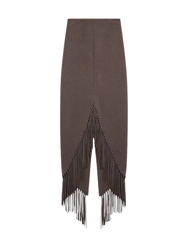 Schiaparelli Fringed Round Hem Pencil Skirt Skirts in Schiaparelli Authentic Luxury Fashion at Luxury Shoes 