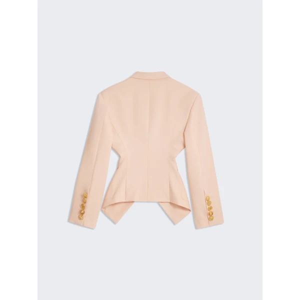 Schiaparelli Gathered Tailored Jacket Jackets in Schiaparelli Authentic Luxury Fashion at Luxury Shoes 