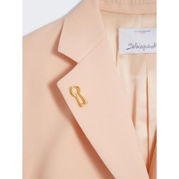 Schiaparelli Gathered Tailored Jacket Jackets in Schiaparelli Authentic Luxury Fashion at Luxury Shoes 