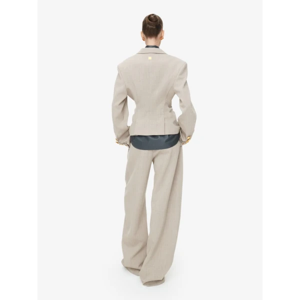 Schiaparelli Gathered Tailored Jacket Jackets in Schiaparelli Authentic Luxury Fashion at Luxury Shoes 