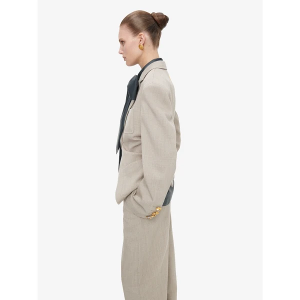 Schiaparelli Gathered Tailored Jacket Jackets in Schiaparelli Authentic Luxury Fashion at Luxury Shoes 