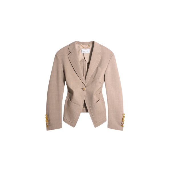 Schiaparelli Gathered Tailored Jacket Jackets in Schiaparelli Authentic Luxury Fashion at Luxury Shoes 
