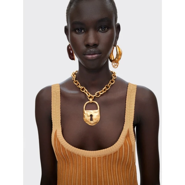 Schiaparelli Glossy Gradient Knitted Dress Dresses in Schiaparelli Authentic Luxury Fashion at Luxury Shoes 