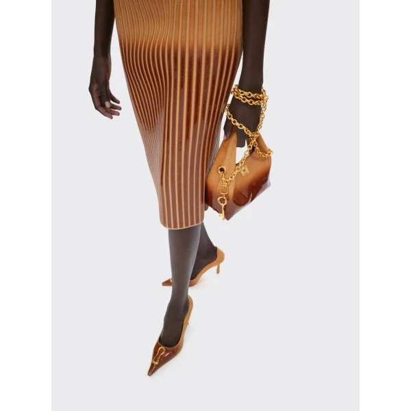 Schiaparelli Glossy Gradient Knitted Dress Dresses in Schiaparelli Authentic Luxury Fashion at Luxury Shoes 
