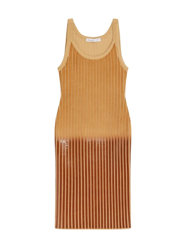 Schiaparelli-Glossy-Gradient-Knitted-Dress41591_nobg Schiaparelli Glossy Gradient Knitted Dress Dresses in Schiaparelli Authentic Luxury Fashion at Luxury Shoes