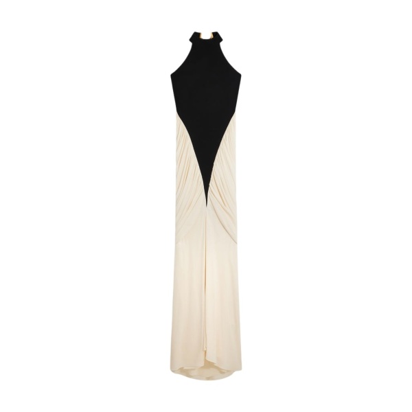 Schiaparelli Halter Draped Dress Dresses in Schiaparelli Authentic Luxury Fashion at Luxury Shoes 