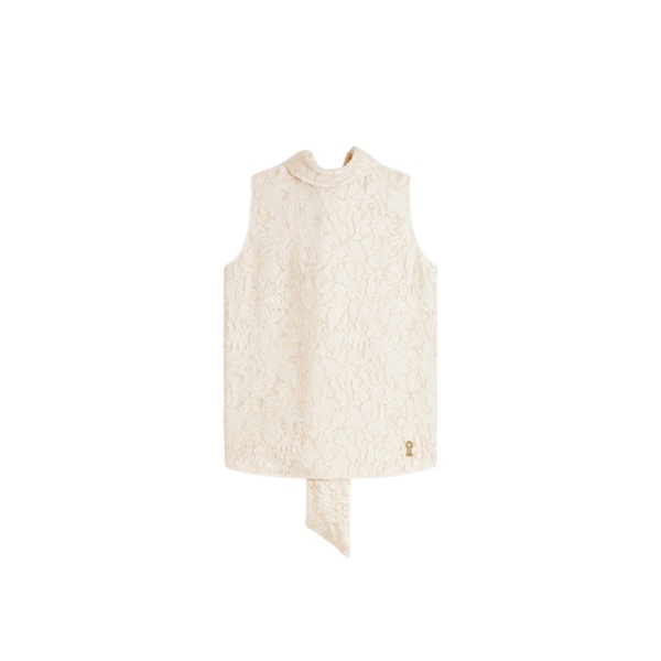 Schiaparelli High Neck Blouse Tops in Schiaparelli Authentic Luxury Fashion at Luxury Shoes 