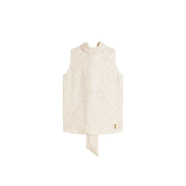 Schiaparelli High Neck Blouse Tops in Schiaparelli Authentic Luxury Fashion at Luxury Shoes 