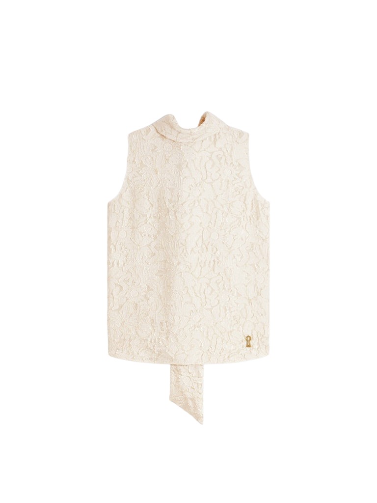Schiaparelli High Neck Blouse Tops in Schiaparelli Authentic Luxury Fashion at Luxury Shoes 