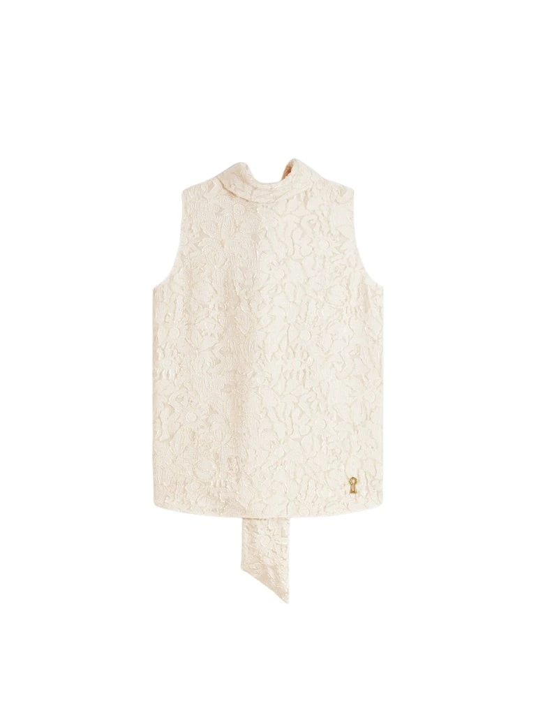 Schiaparelli-High-Neck-Blouse-298915_nobg Schiaparelli High Neck Blouse Tops in Schiaparelli Authentic Luxury Fashion at Luxury Shoes