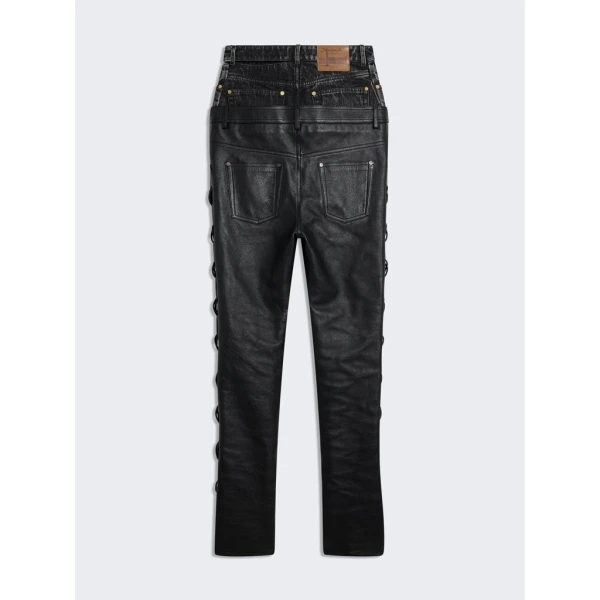 Schiaparelli High-Waisted Lace-Up Pants Pants in Schiaparelli Authentic Luxury Fashion at Luxury Shoes 