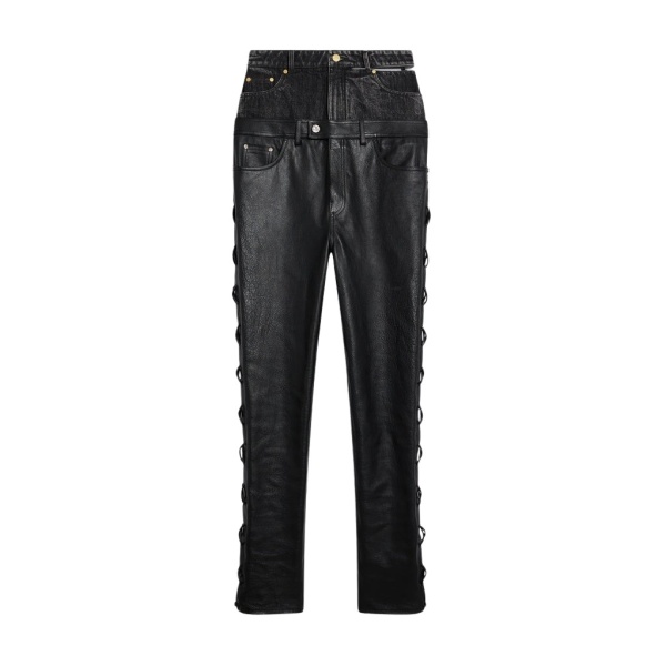 Schiaparelli High-Waisted Lace-Up Pants Pants in Schiaparelli Authentic Luxury Fashion at Luxury Shoes 