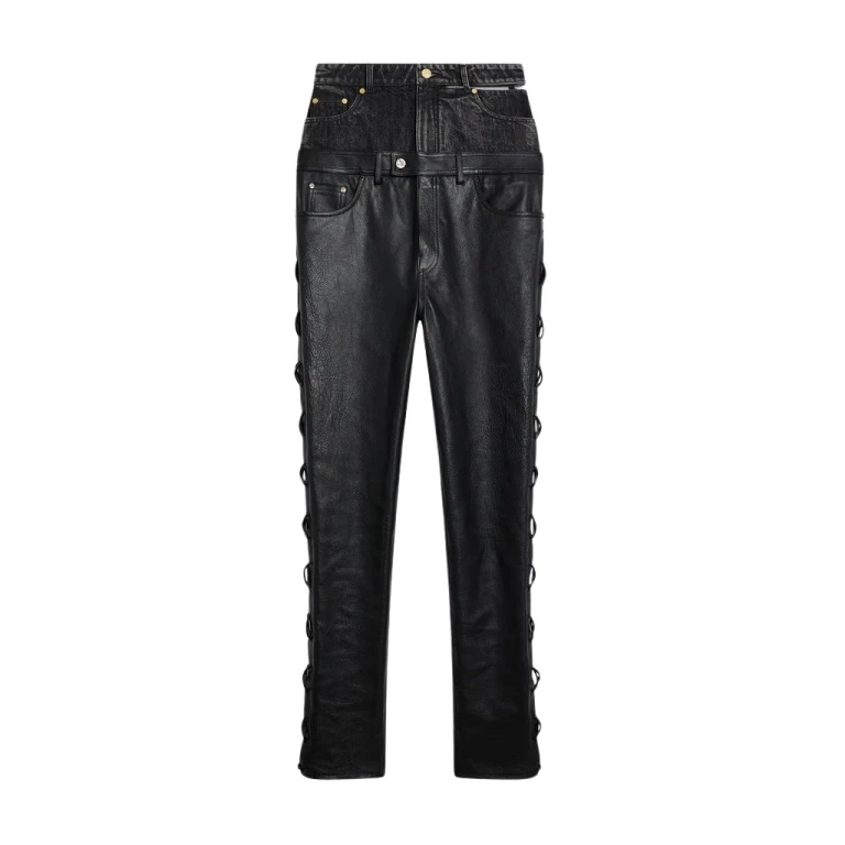 Schiaparelli High-Waisted Lace-Up Pants Pants in Schiaparelli Authentic Luxury Fashion at Luxury Shoes 