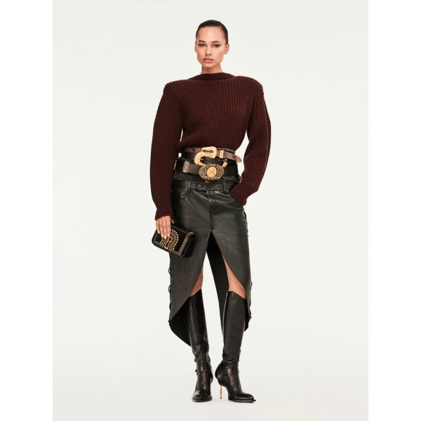 Schiaparelli High-Waisted Lace-Up Skirt Skirts in Schiaparelli Authentic Luxury Fashion at Luxury Shoes 